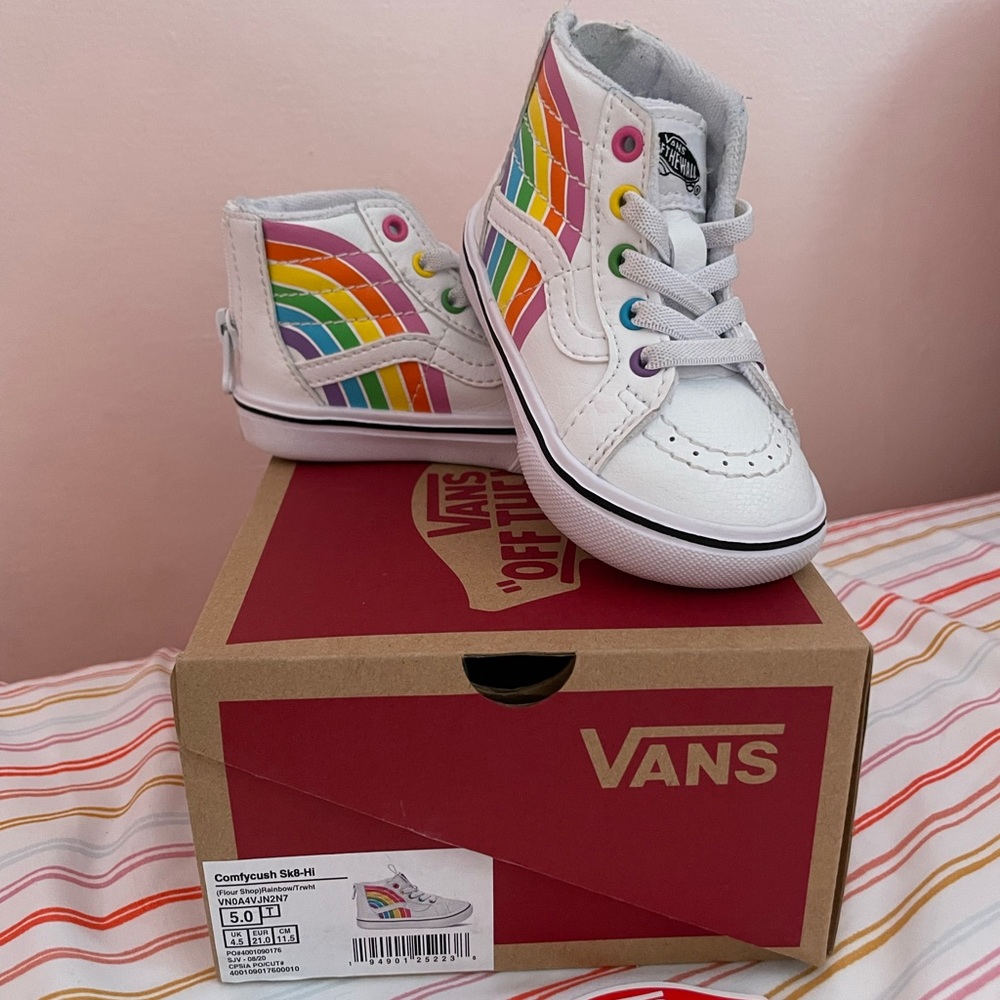 Vans x Flour Shop Comfycush Sk8-Hi - Toddler Size 5